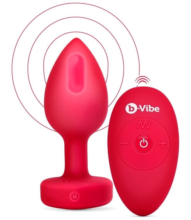 B-Vibe Vibrierender Herzplug Deluxe 1,5 cm – Diskretes Vergnügen in 2 Farben