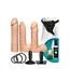 Doc Johnson Doc Johnson Vac-U-Lock ULTRASKYN Strap-On Set Met Dual Density Opzetstukken 20,6 cm