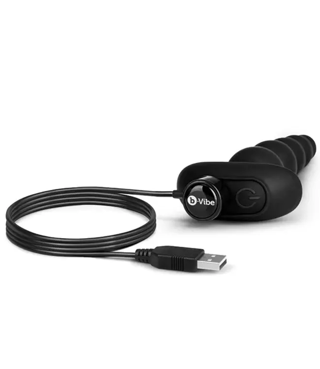 B-Vibe B-Vibe Cinco Vibrerende Anaal Kralen 21 cm Met Afstandsbediening En Reisetui