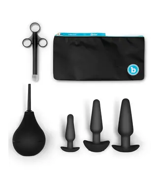 B-Vibe Premium Anal Education Set 9.9-13.7 cm - Safe, Luxurious, 2 Colors