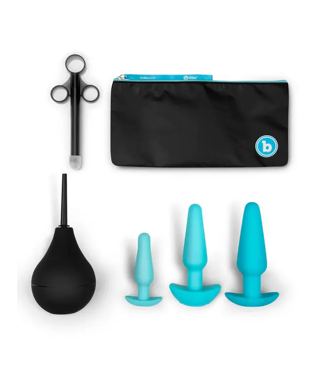 B-Vibe Anaal Starterset Met Silicone Pluggen En Educatieve Gids – Veilig & Compleet