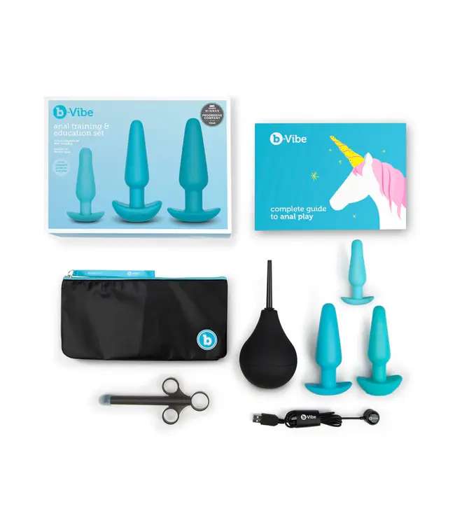 B-Vibe Anaal Starterset Met Silicone Pluggen En Educatieve Gids – Veilig & Compleet
