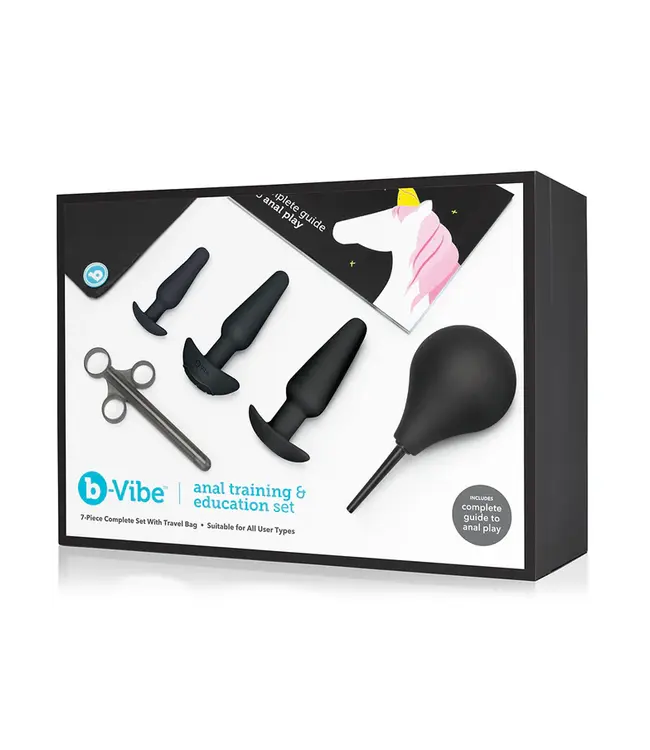 B-Vibe Anaal Starterset Met Silicone Pluggen En Educatieve Gids – Veilig & Compleet