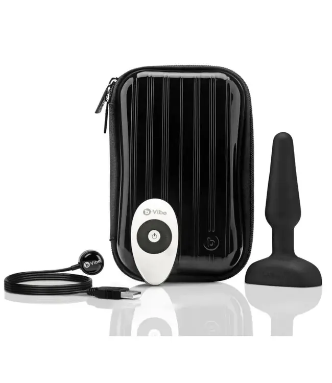 B-Vibe B-Vibe Trio Plug Met 3 Motoren, 8 Vibratiemodi En Draadloze Afstandsbediening
