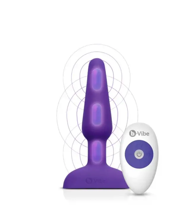 B-Vibe Trio Plug Premium: Powerful Triple Motor Vibrator with Wireless Control