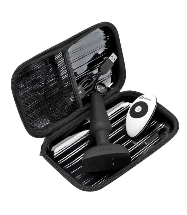 B-Vibe B-Vibe Trio Plug Met 3 Motoren, 8 Vibratiemodi En Draadloze Afstandsbediening