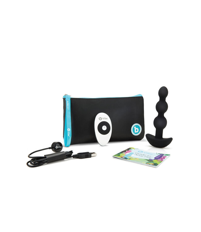 B-Vibe Remote Control Triplet Anal Beads 13.8 cm - 2 Colors Available