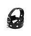Kiotos Sleek Black Rubber Ankle Cuffs - Durable & Comfortable Play Gear