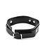 Kiotos Sleek Black Rubber Collar - Comfortable & Durable for Everyday Use