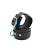 Kiotos Black Rainbow Leather Handcuffs: Stylish, Comfortable, and Durable