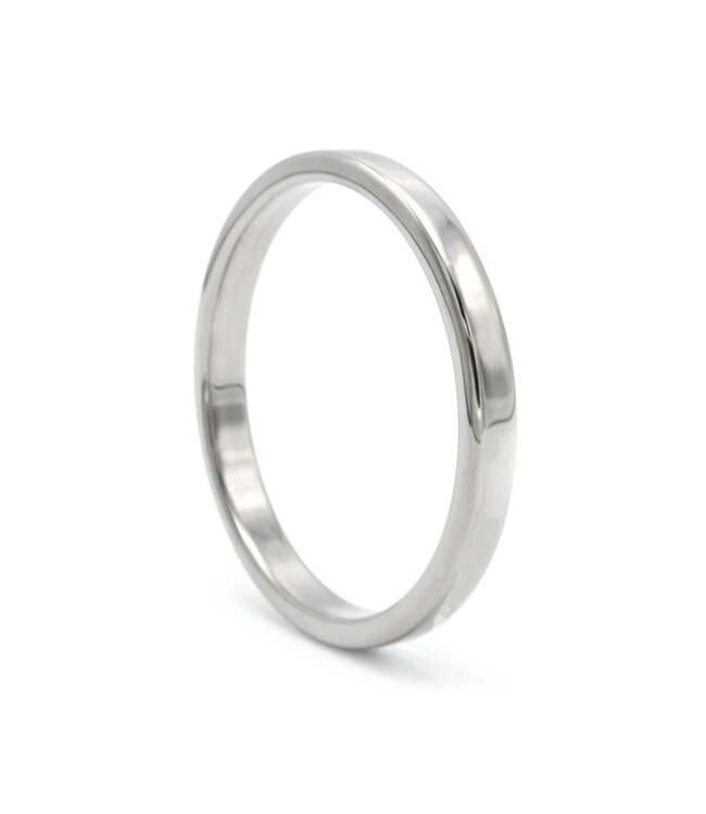 Kiotos Steel Sleek Stainless Steel Flat Cock Ring for Comfort & Performance