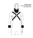Kiotos Spikey Nuts Leather Harness – Tough, Adjustable Kinky Fashion Wear