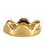 Sevanda Sevanda Ring of Kings: Eleganter verstellbarer Kronenring L aus Zinklegierung