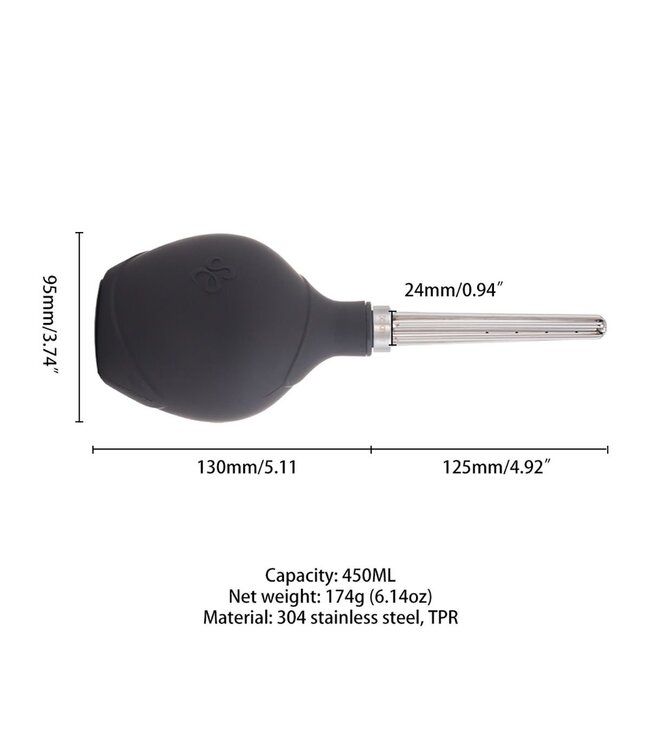 Sevanda Sevanda Precision Enema Bulb Met Duurzaam Roestvrij Staal En Ergonomisch Design