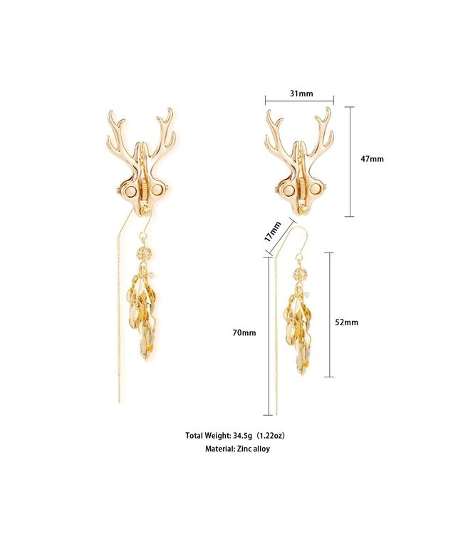 Sevanda Sevanda Stag Elegant Adjustable Nipple Clamps – Comfortable Pleasure Set