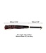 Sevanda Sevanda Elegant Red & Black Braided Tail Flogger – Durable & Stylish