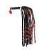 Sevanda Sevanda Elegant Red & Black Braided Tail Flogger – Durable & Stylish