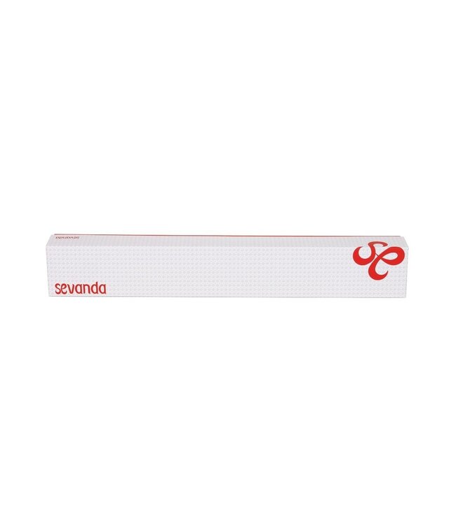 Sevanda Sevanda Gevlochten Flogger Met Rood-Zwarte Staart En Gouden Accenten