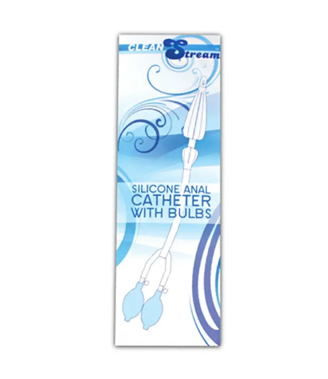 CleanStream Comfort Control Double Balloon Silicone Catheter for Pleasurable Cleansing