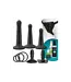 Doc Johnson Luxuriöses Vac-U-Lock Silikon-Pegging-Set mit verstellbarem Harness 17,8 cm