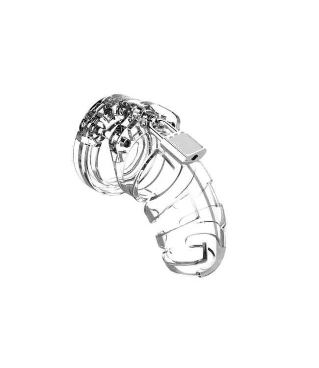 ManCage ManCage Polycarbonaat BDSM Kuisheidskooi Drieluik 9 Cm Transparant