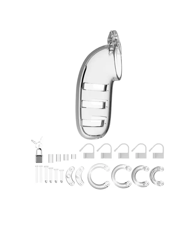 ManCage ManCage Polycarbonaat Kuisheidskooi Model 06 - 14 cm Duurzaam Design