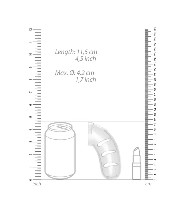 ManCage Man|Cage Chastity Cage with Butt Plug – Lightweight Comfort & Control