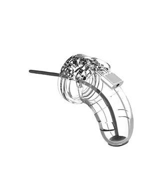 ManCage Model 15 Chastity Cage with Silicone Urethral Dilator for Comfort
