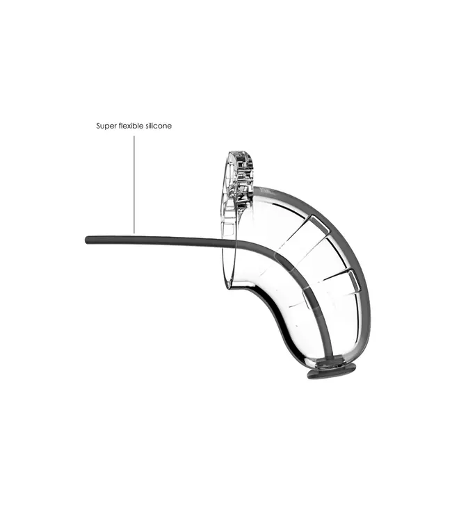 ManCage Urethrale Dilator Kuisheidskooi Model 15 Met Flexibele Siliconen Voor Veiligheid