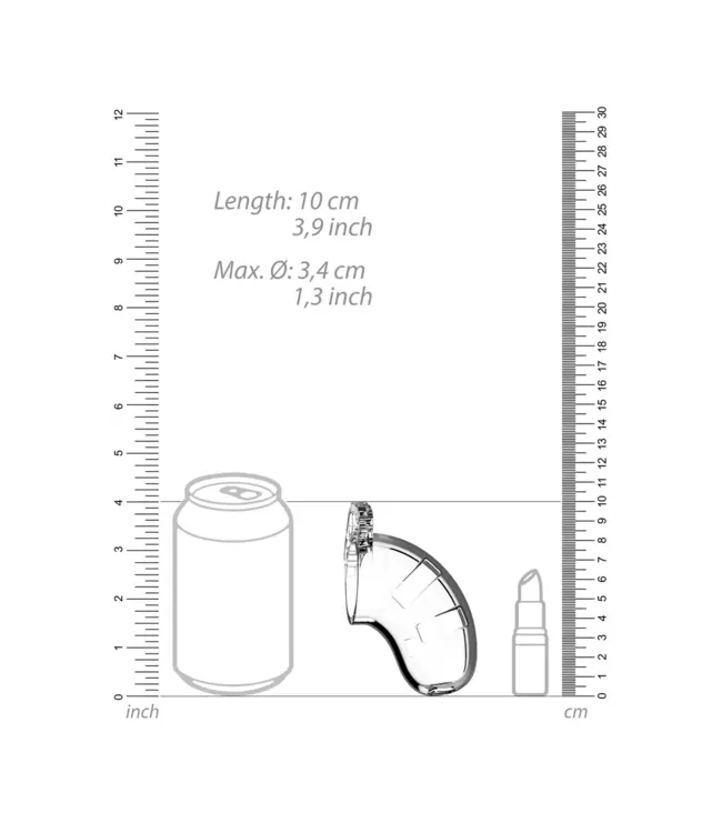 ManCage Urethrale Dilator Kuisheidskooi Model 15 Met Flexibele Siliconen Voor Veiligheid
