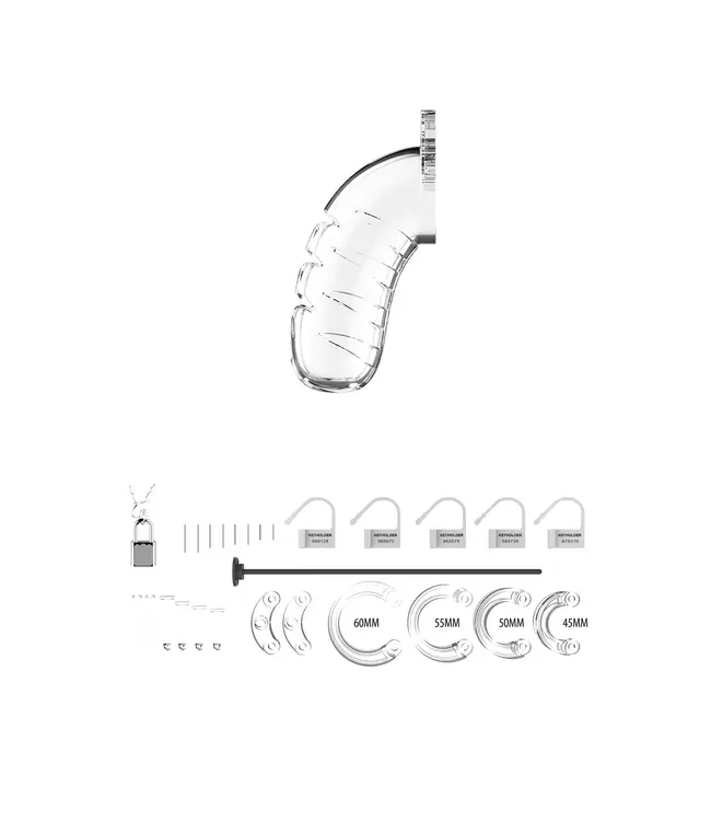 ManCage V16 Chastity Cage with Urethral Dilator – Comfort & Medical Grade Silicon