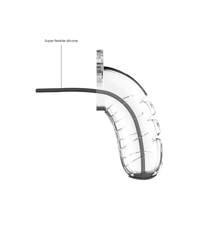 ManCage Urethrale Dilator Kuisheidskooi Model 16 Van Medisch Siliconen