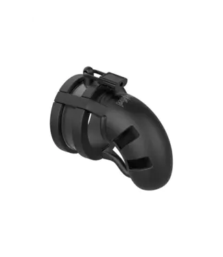 ManCage Ultimate Control Chastity Cage V18 with Ball Splitter - Black Adventure