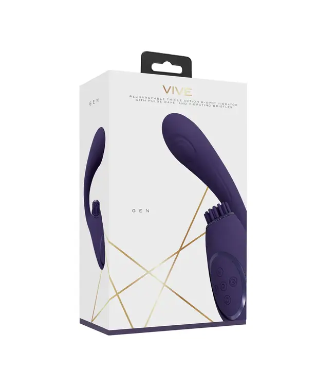 Vive Gen Triple Motor G-Spot Vibrator - 1000+ Pleasure Combinations, IPX6