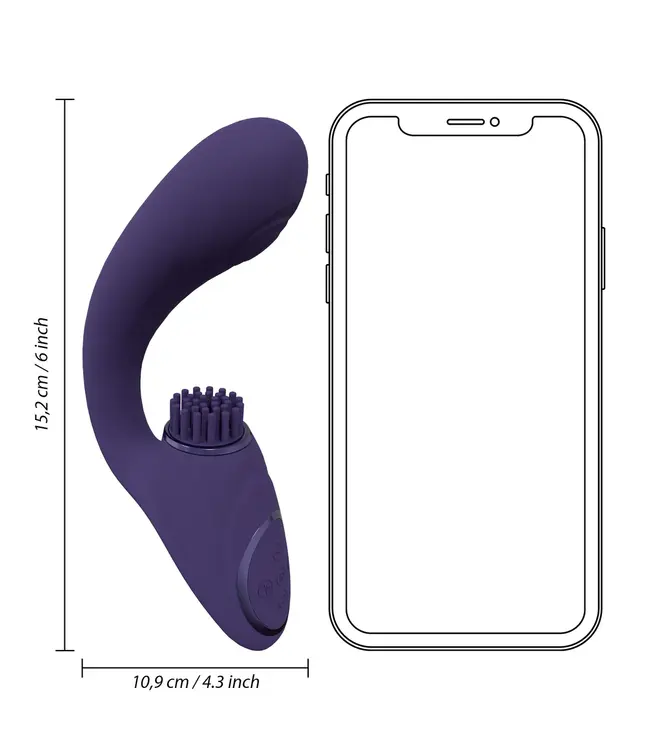 Vive Gen Triple Motor G-Spot Vibrator Met Zijdezachte Siliconen en IPX6 Waterdicht