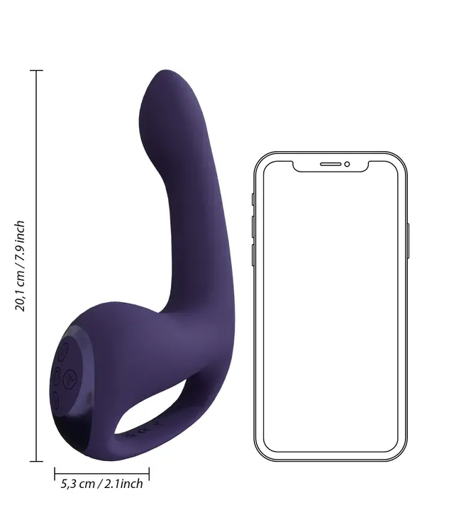 Vive Riko Triple Motor Vibrator Met 1000+ Instellingen En Climax Knop Paars