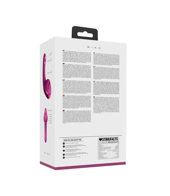 Vive Riko Triple Motor Thumper - Powerful Pink Vibrator with 1000+ Settings