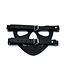 Kiotos Leather The Bane Black Leather Face Mask | Adjustable Comfort for Roleplay
