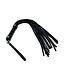 Kiotos Leather Zwarte Leren Flogger 66 cm Met Gevlochten Handvat Voor Precisie En Controle