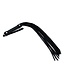 Kiotos Leather Zwarte Leren Flogger 66 cm Met Gevlochten Handvat Voor Precisie En Controle