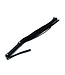 Kiotos Leather Zwarte Leren Flogger 66 cm Met Gevlochten Handvat Voor Precisie En Controle