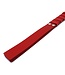 Kiotos Leather Elegantes rotes Lederpaddel mit goldfarbenem D-Ring | Robust & vielseitig