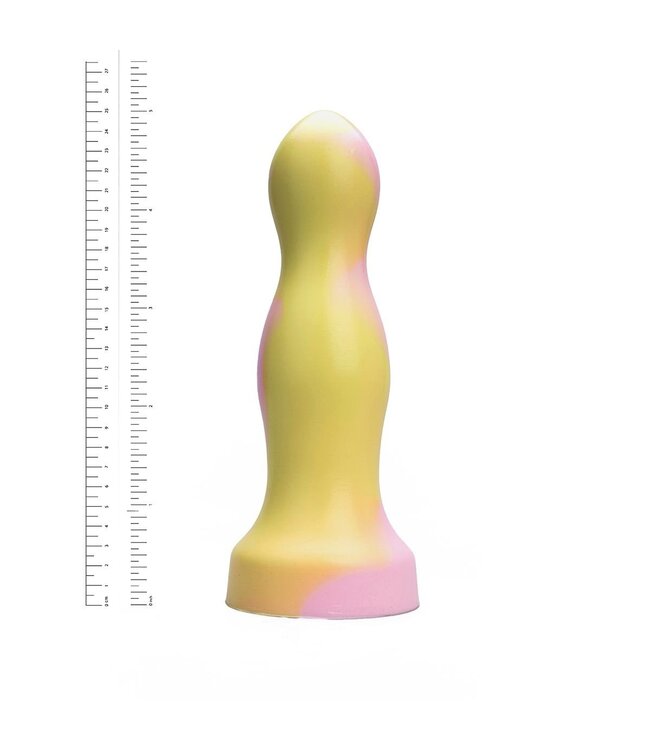 Kiotos Revolt Pink Smash Kiotos HUNG-Compatible Roze Siliconen Dildo 27 cm Ergonomisch Design