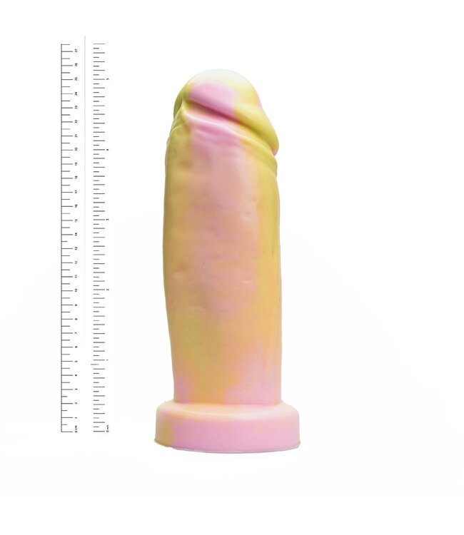 Kiotos Revolt Pink Smash Kiotos Revolt 26,5 cm Siliconen Dildo Roze Met HUNG-Compatibiliteit