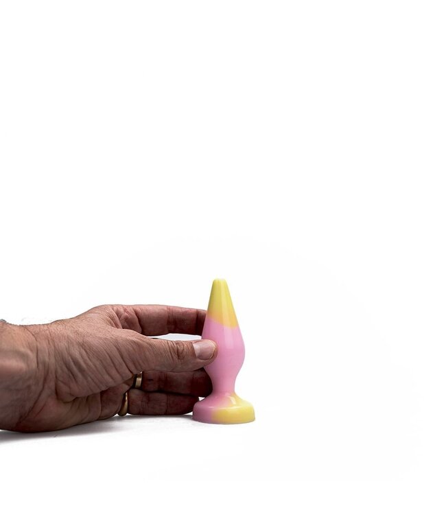 Kiotos Revolt Pink Smash Kiotos Pink Smash Small Silicone Butt Plug - 9cm Comfort & Style