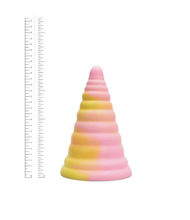 Kiotos Revolt Pink Smash Kiotos Premium Siliconen Buttplug 18,5 cm Roze Met Hung-Systeem Compatibiliteit