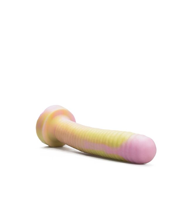 Kiotos Revolt Pink Smash Kiotos Revolution Pink 25,5 cm Siliconen Dildo Met Ergonomisch Ontwerp