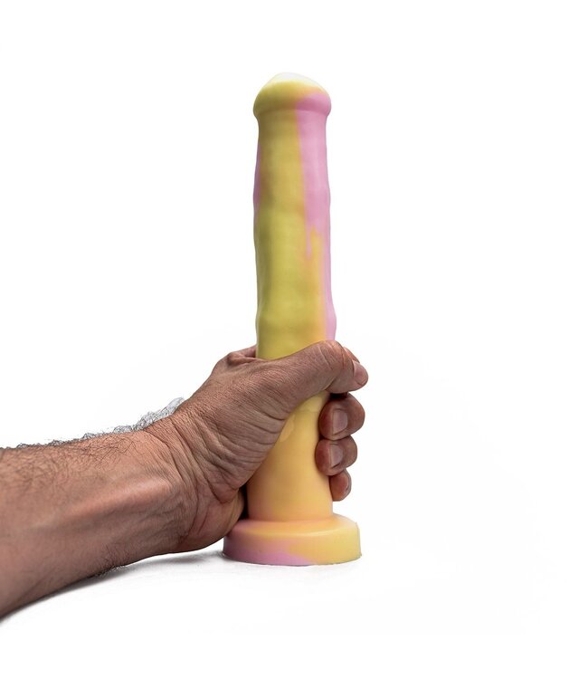 Kiotos Revolt Pink Smash Kiotos Flex Pink 27 cm - Lichaamsveilig Siliconen Dildo Roze