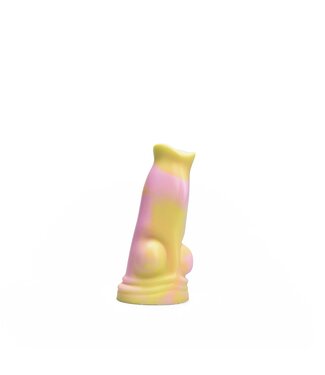 Kiotos Revolt Pink Smash Kiotos Siliconen Dildo 16 cm Roze Compatibel Met Hung-Systemen