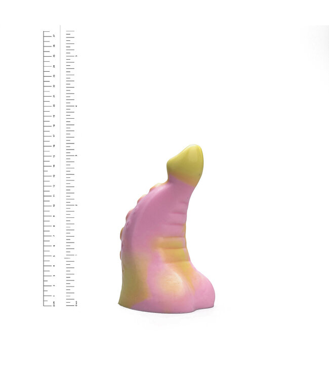 Kiotos Revolt Pink Smash Kiotos Premium Siliconen Dildo 16 cm Roze Flexibel En Duurzaam